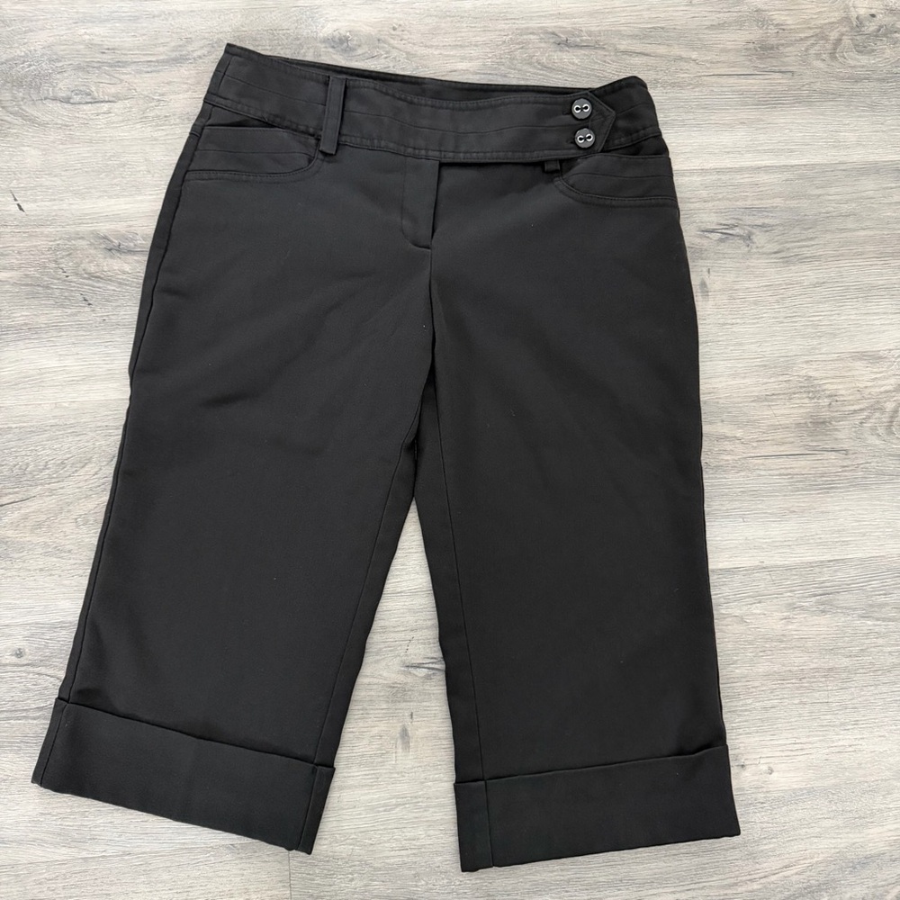 Black Crop Pants